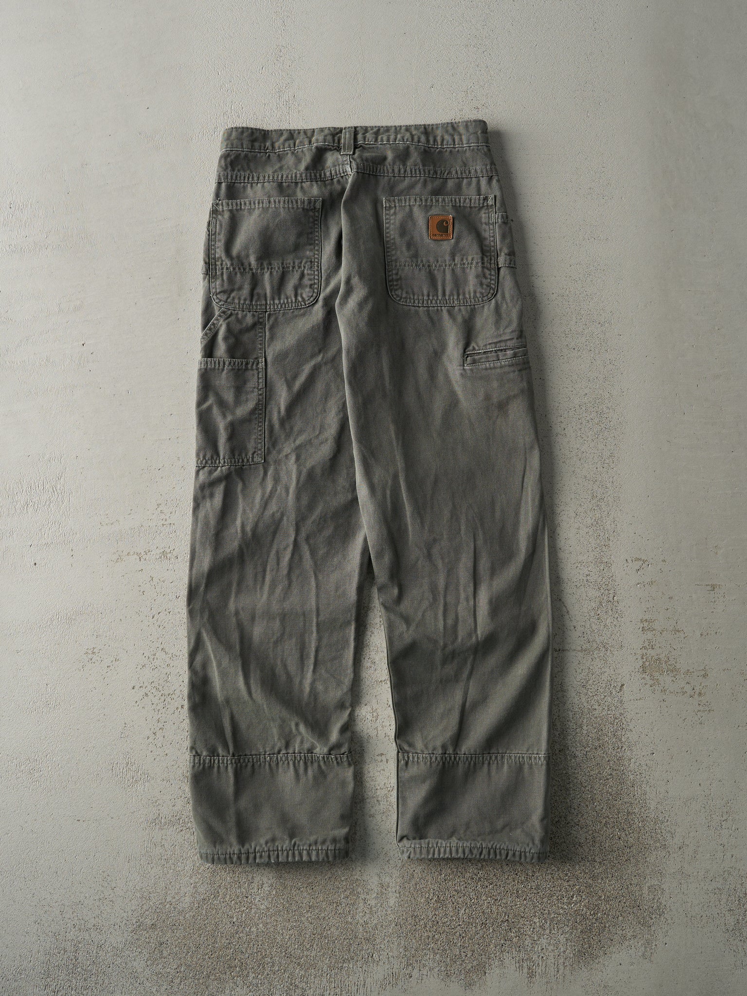 Vintage Y2K Green Loose Fit Carhartt Double Knee Carpenter Pants (30x30.5)