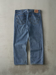 Vintage 90s Mid Wash Levi's 501 Jeans (37x28)