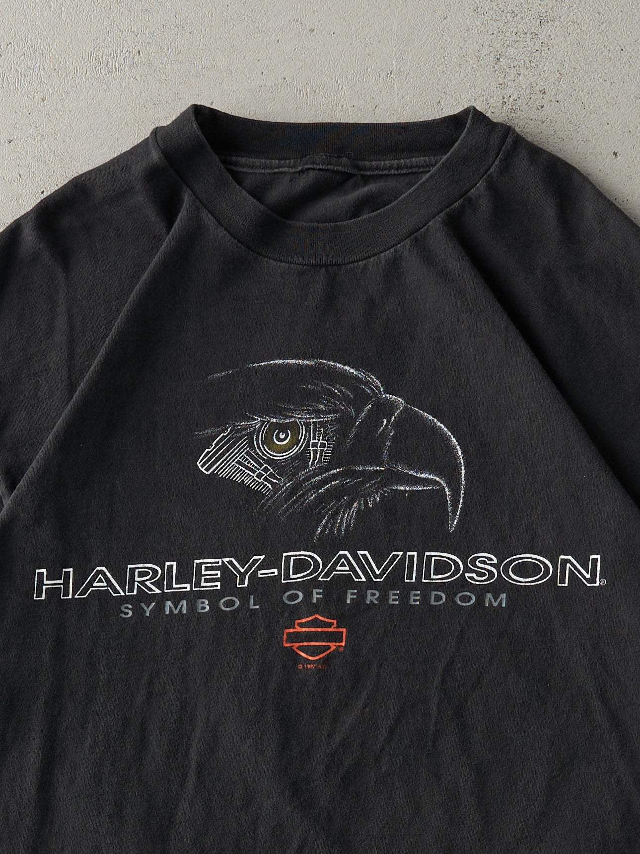 Vintage 97' Black St. Paul Minnesota Harley Davidson Tee (M)