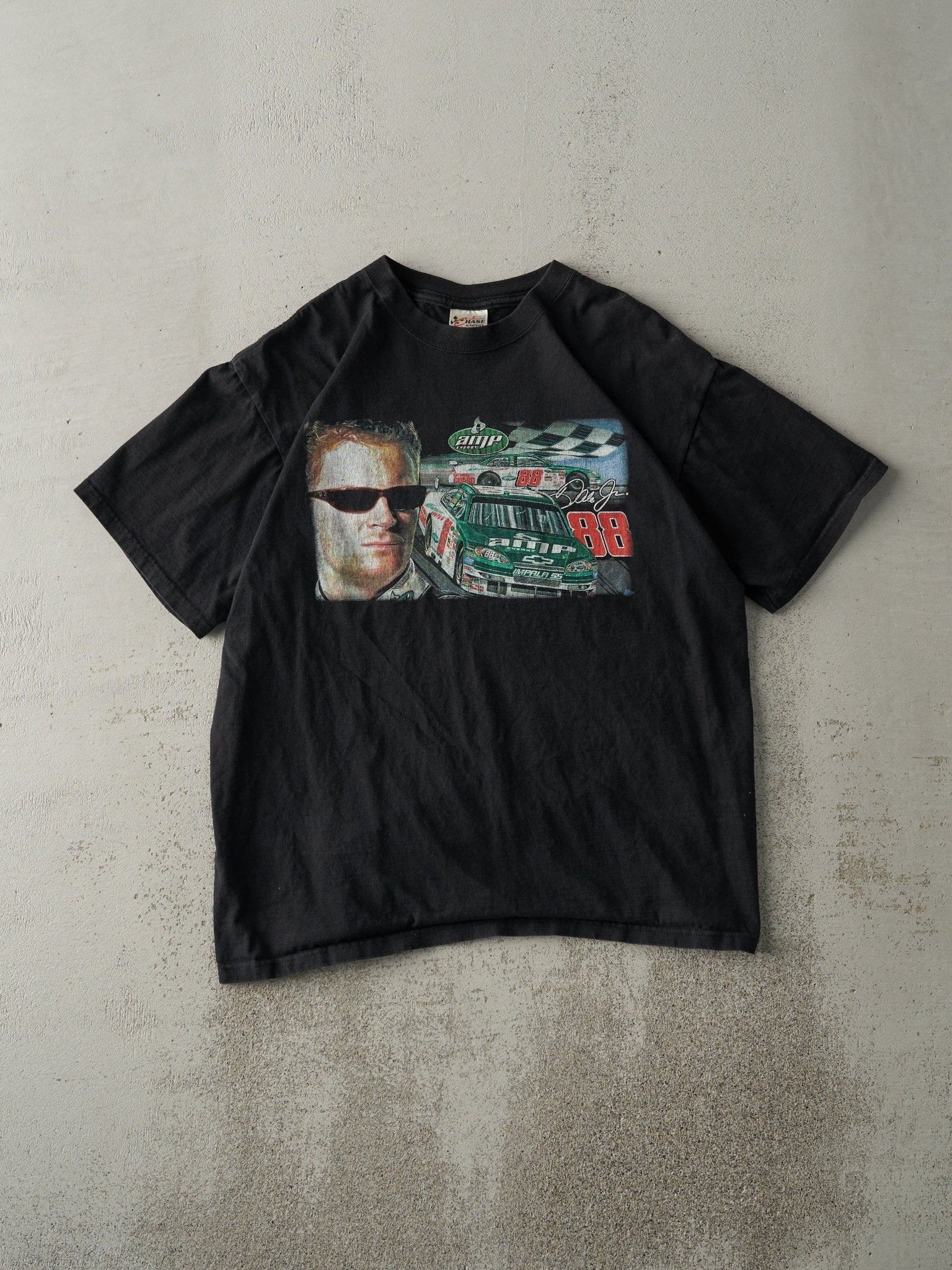 Vintage 08' Black Dale Earnhardt Jr. Nascar Racing Tee (M)