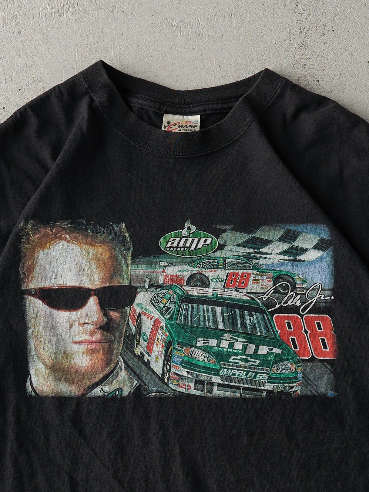 Vintage 08' Black Dale Earnhardt Jr. Nascar Racing Tee (M)