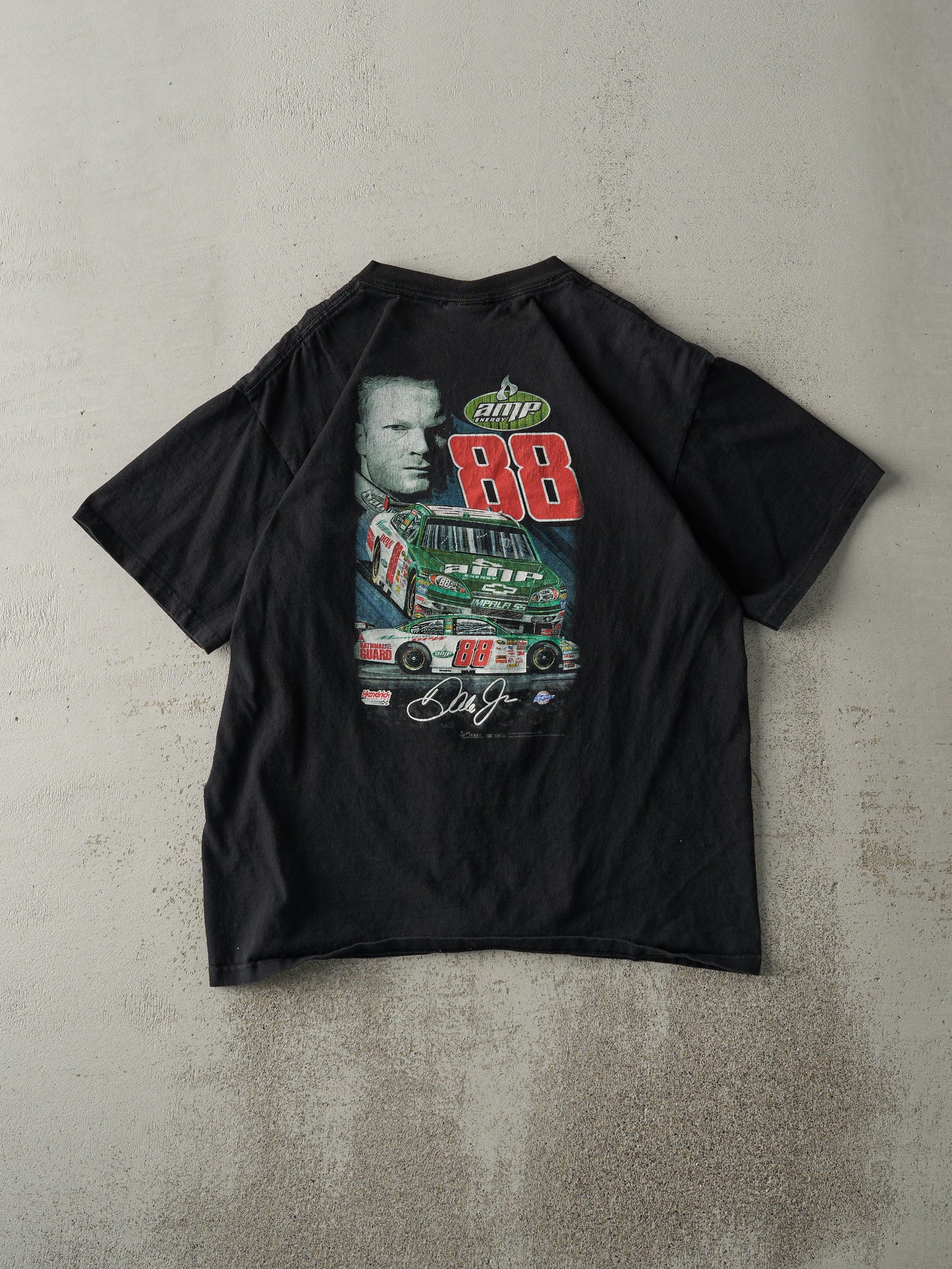 Vintage 08' Black Dale Earnhardt Jr. Nascar Racing Tee (M)