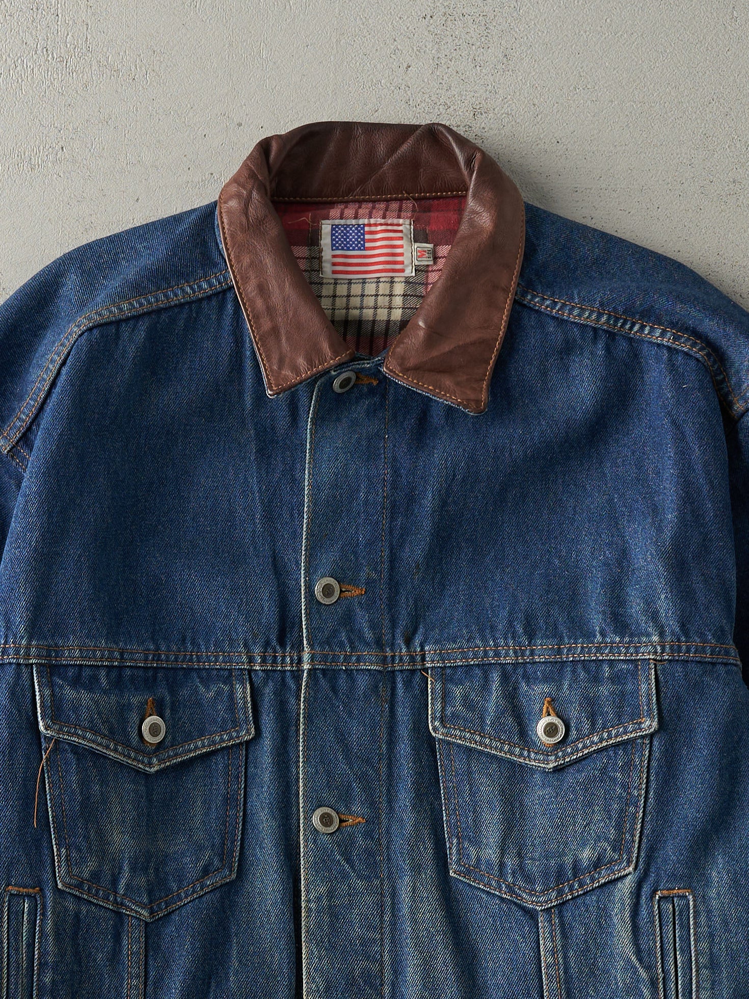 Vintage 90s Dark Wash Denim Jacket (M)