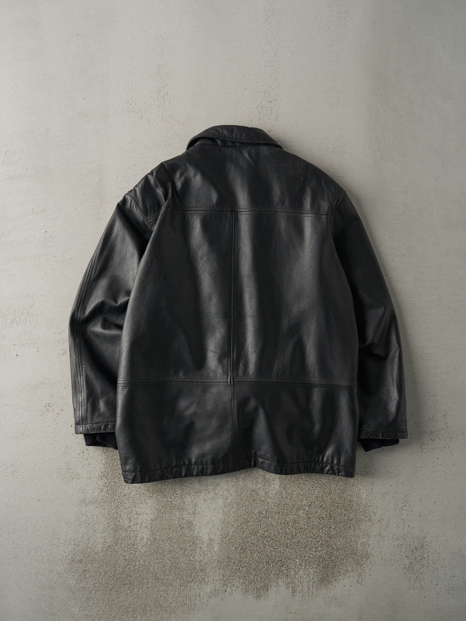 Vintage Y2K Black Danier Leather Jacket (M)