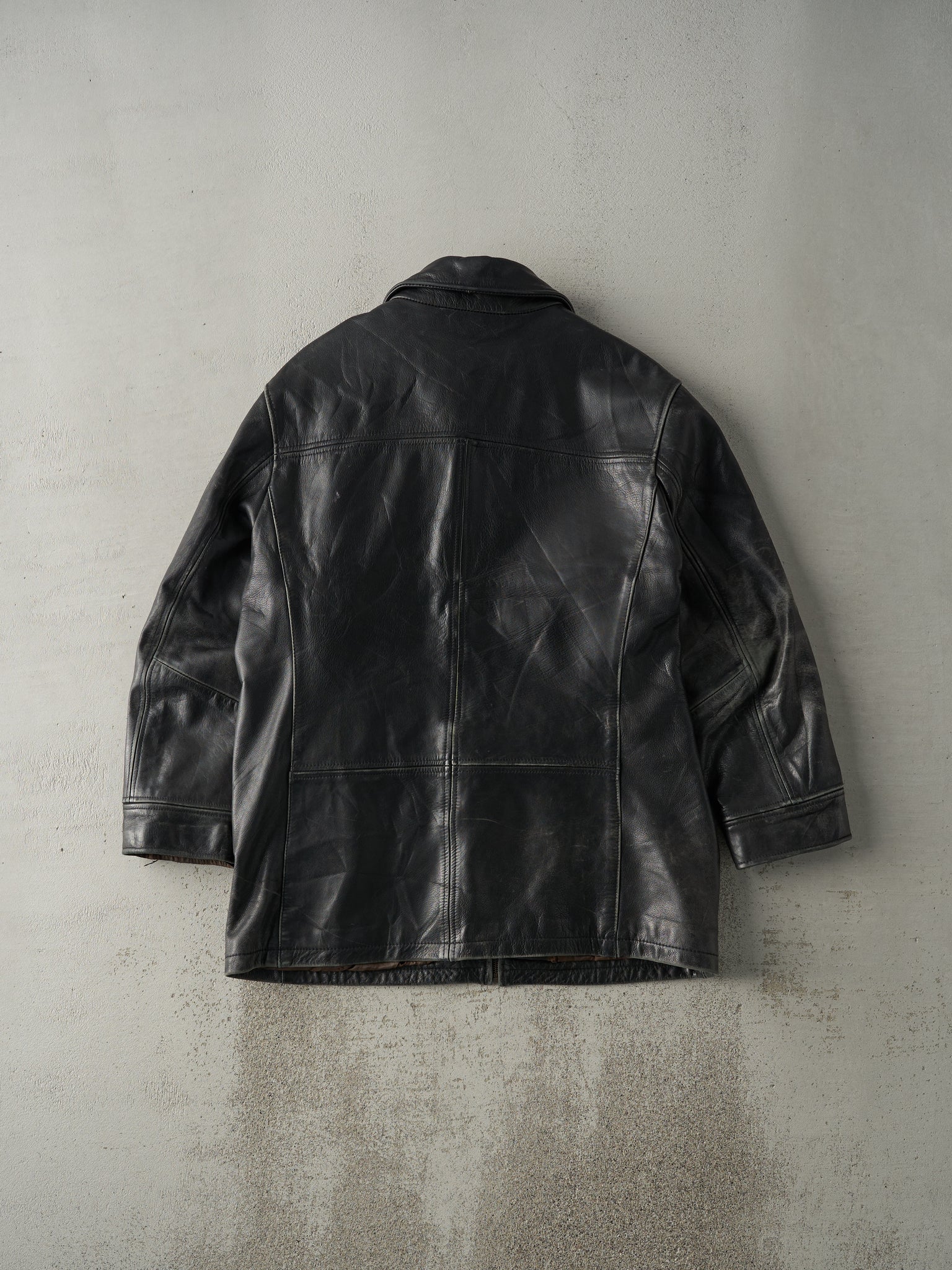 Vintage Y2K Black Danier Leather Jacket (M)