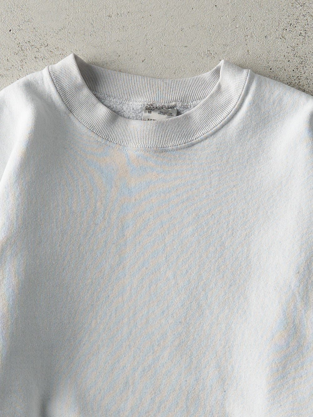 Vintage 90s White Blank Crewneck (M)