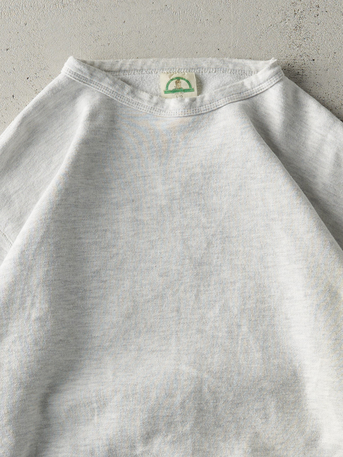 Vintage 90s Heather Grey Blank Boxy Crewneck (L)