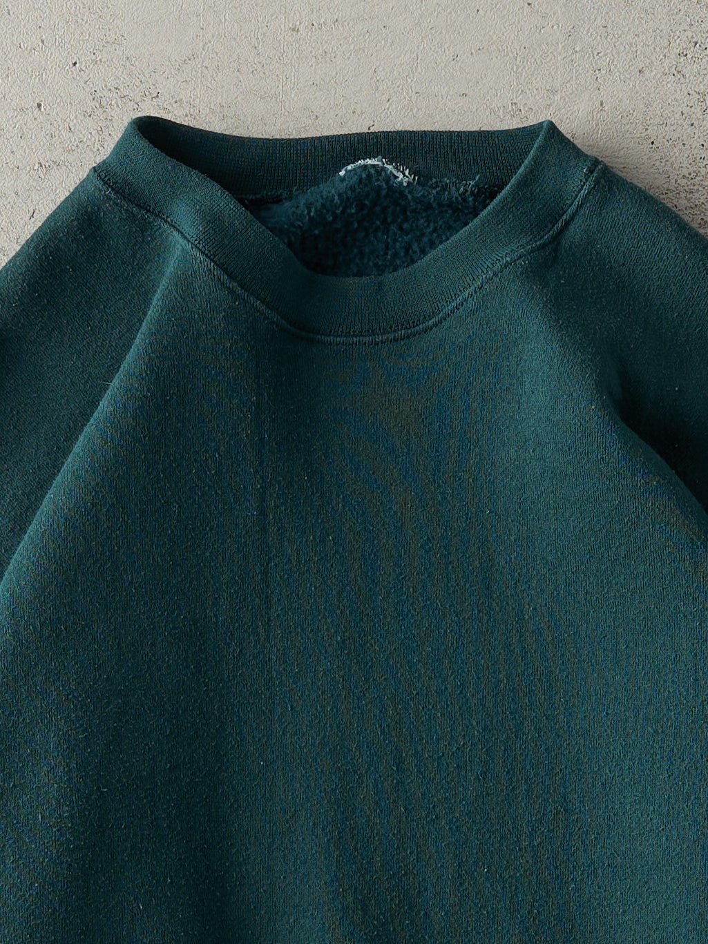 Vintage 90s Forest Green Blank Crewneck (L)