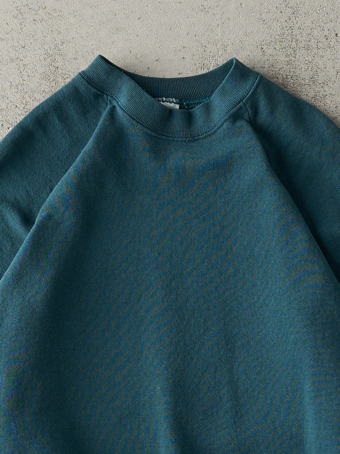 Vintage 90s Dark Teal Blank Crewneck (M/L)