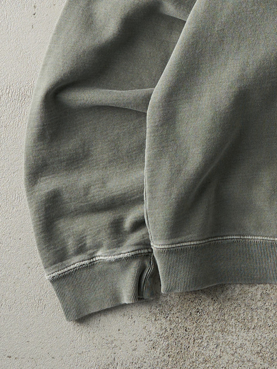 Vintage 90s Washed Olive Green Blank Gap Crewneck (L)