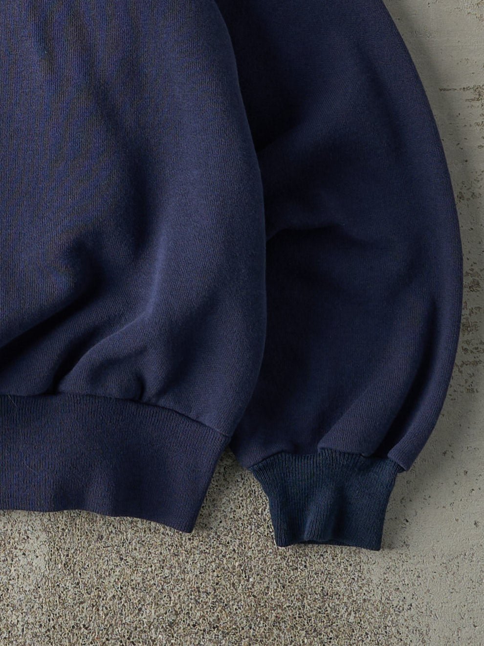 Vintage 80s Navy Blue Blank Crewneck (M/L)