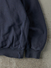 Vintage 90s Navy Blue Blank Wind River Crewneck (L)