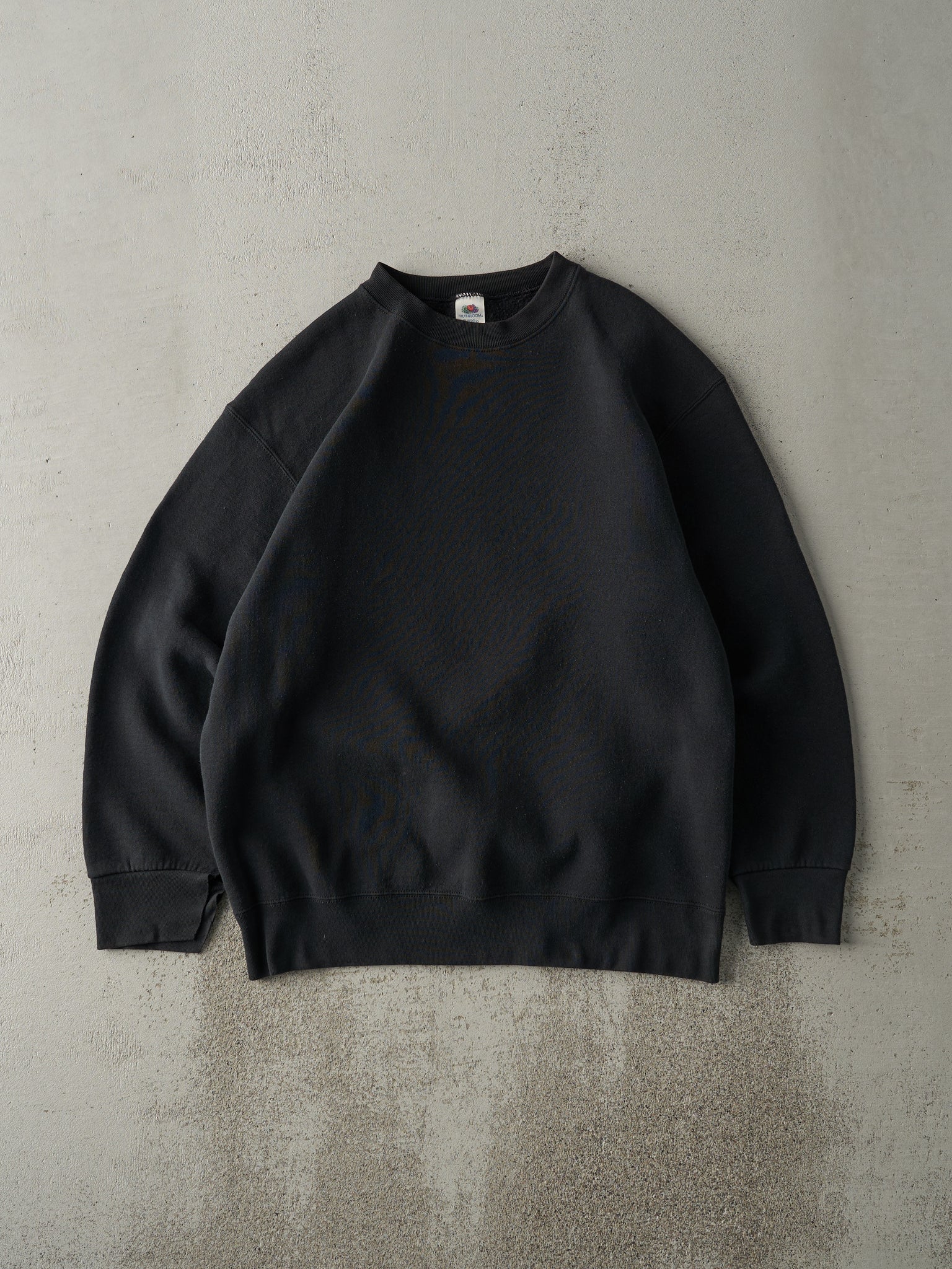 Vintage Y2K Black Blank Crewneck (M)