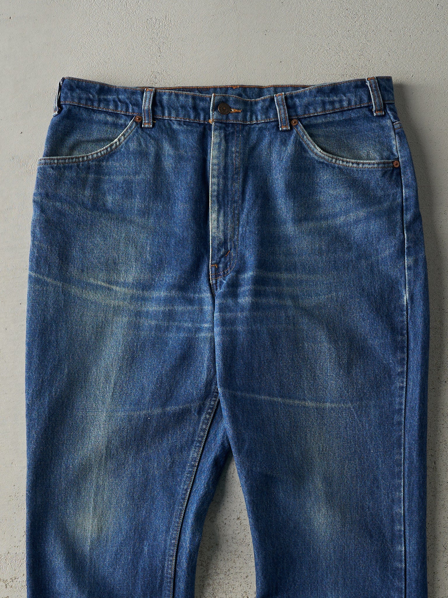 Vintage 80s Dark Wash Levi's 619 Orange Tab Jeans (36x33)