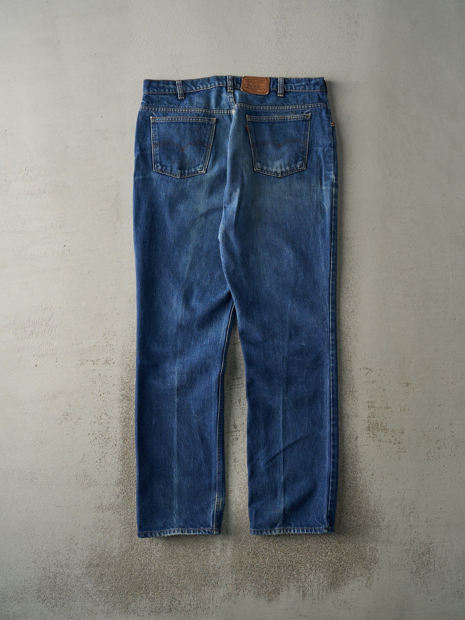 Vintage 80s Dark Wash Levi's 619 Orange Tab Jeans (36x33)