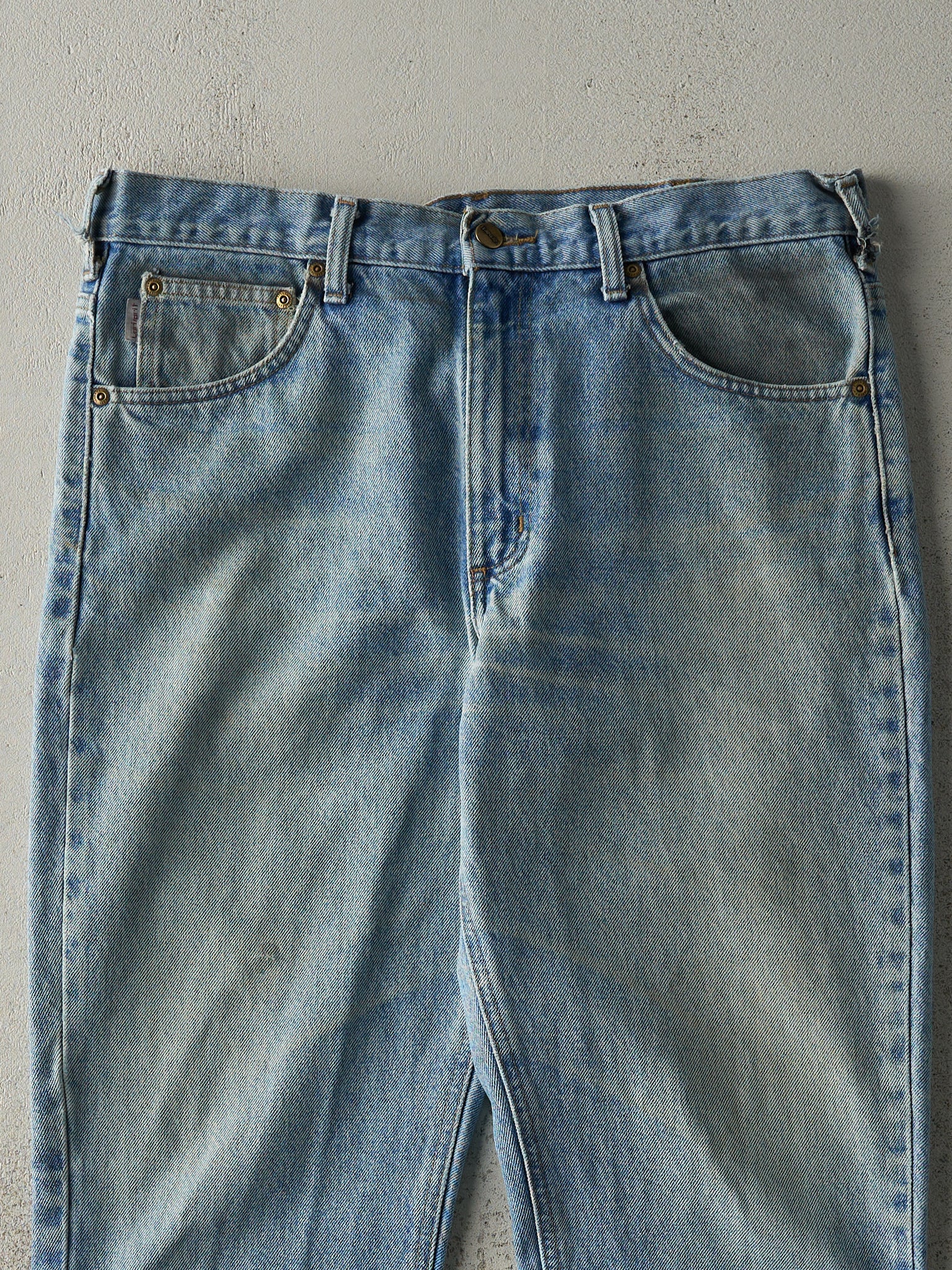 Vintage 90s Light Wash Carhartt Traditional Fit Jeans (34x28.5)