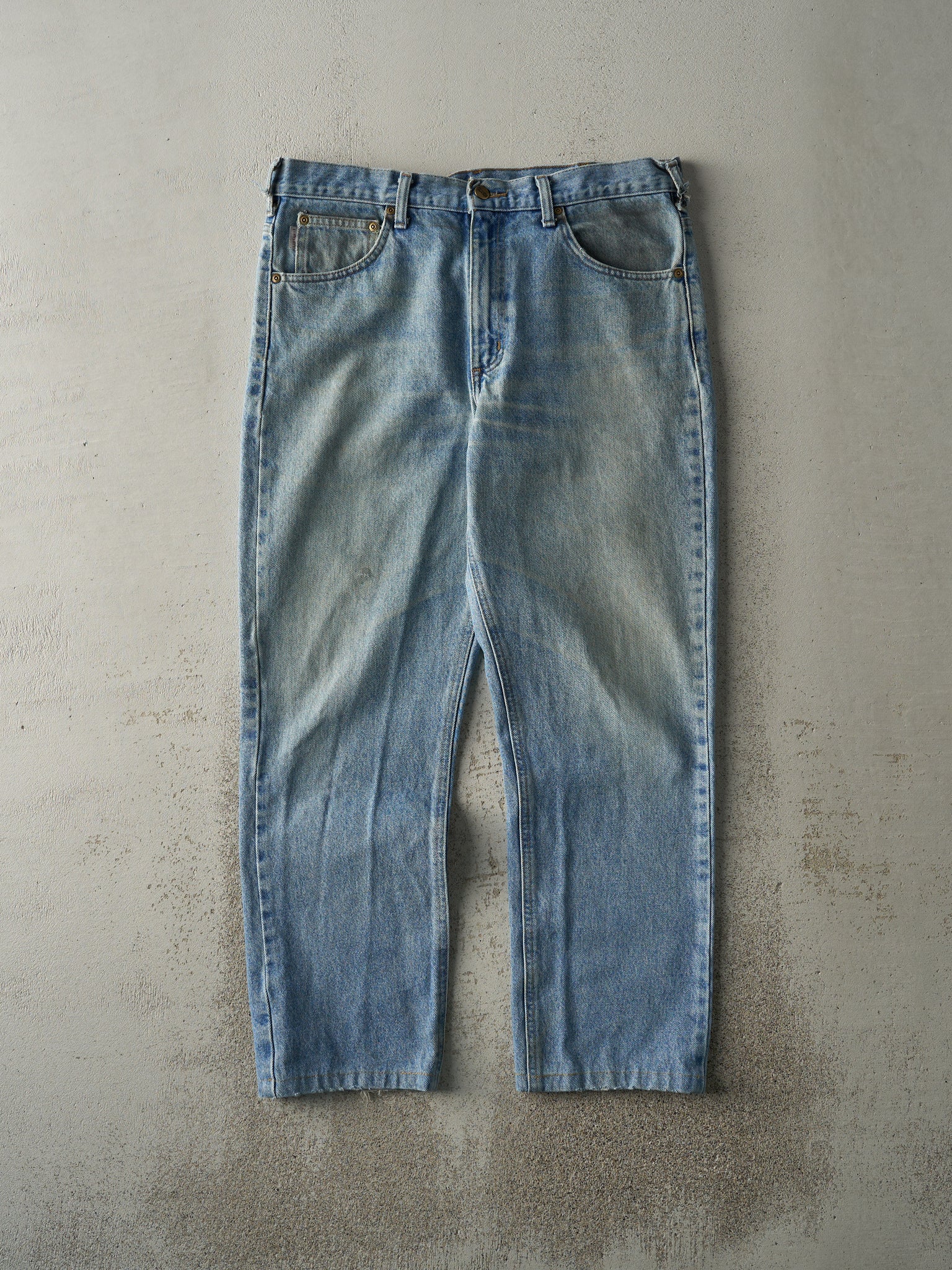 Vintage 90s Light Wash Carhartt Traditional Fit Jeans (34x28.5)
