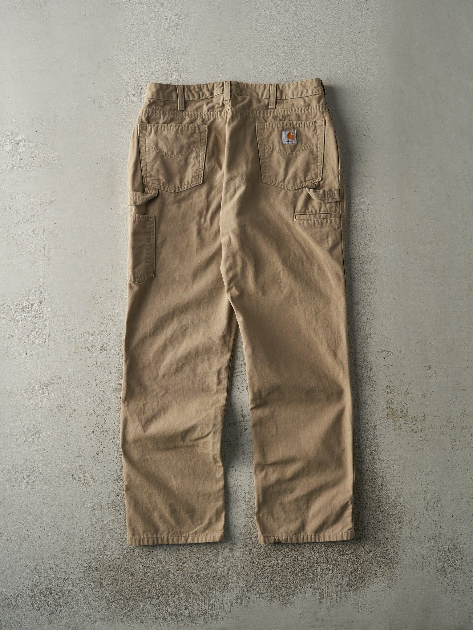 Vintage Y2K Beige Carhartt Lightweight Carpenter Pants (33.5x31)