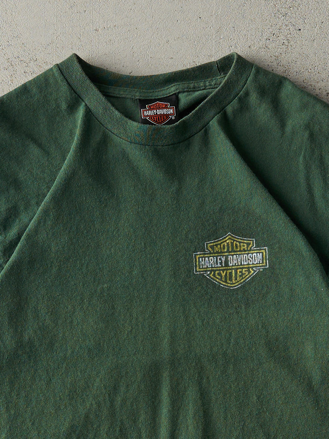 16' Forest Green Queensland Australia Harley Davidson Tee (S)