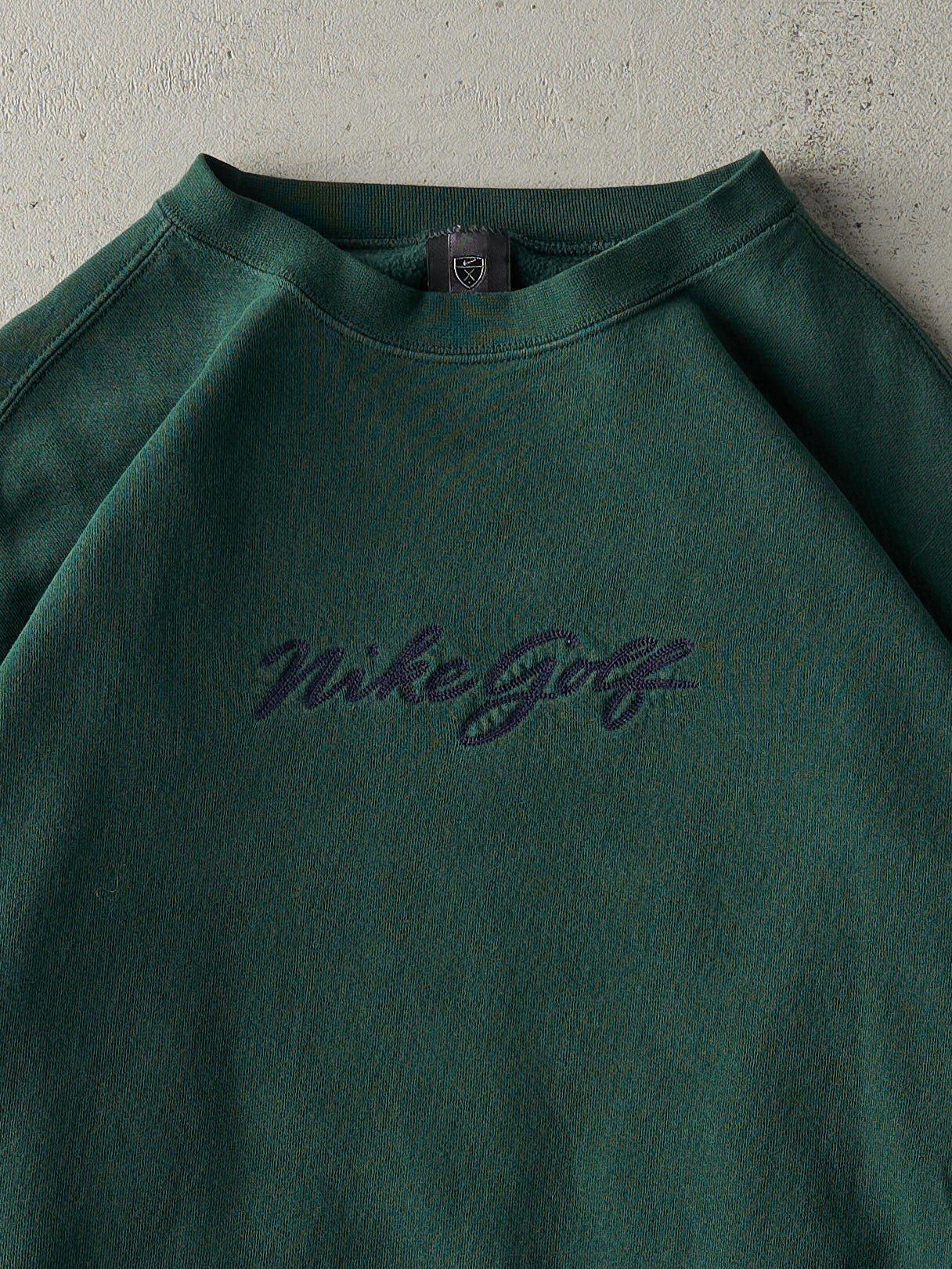Vintage Y2K Forest Green Embroidered Nike Golf Crewneck (XL)