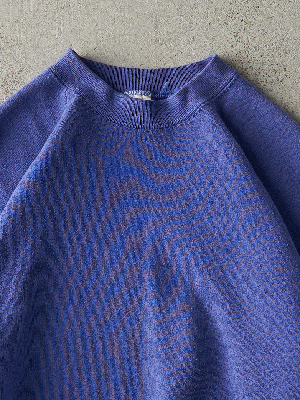 Vintage 90s Periwinkle Blue Blank Boxy Crewneck (M)