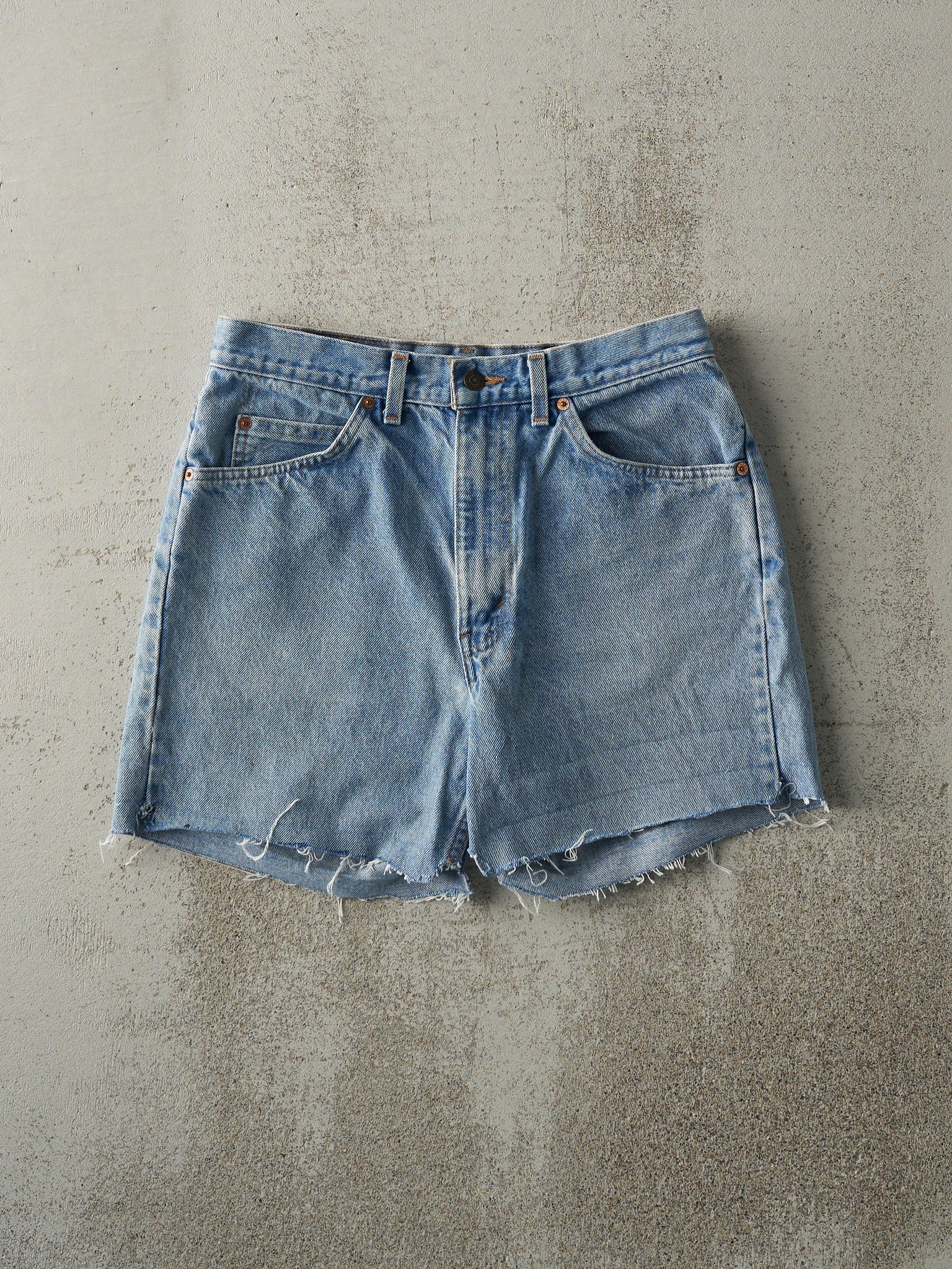 Vintage 80s Light Wash Levi's Orange Tab Jean Shorts (30x5)