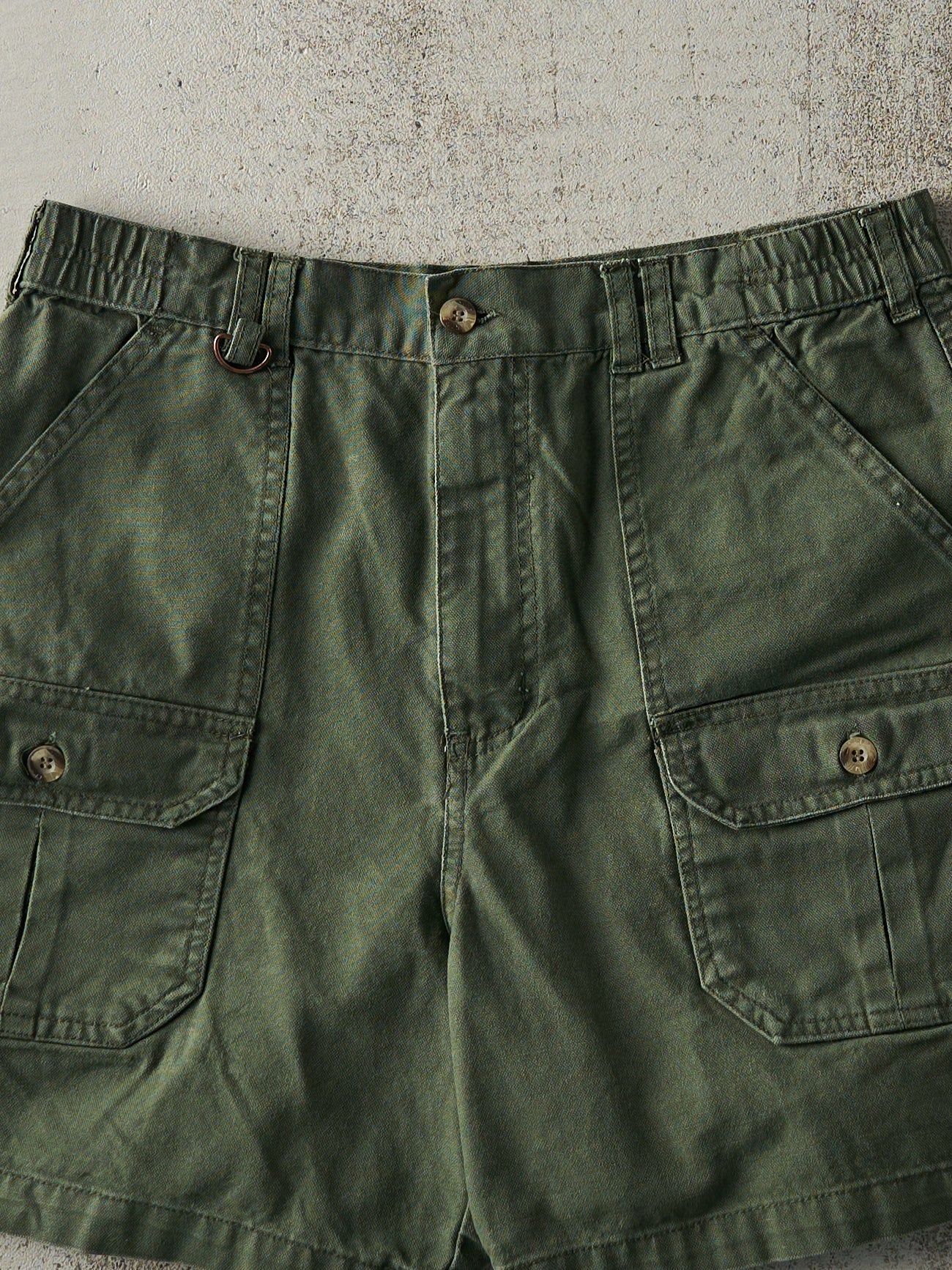Vintage 90s Army Green Dickies Cargo Shorts (31x6)