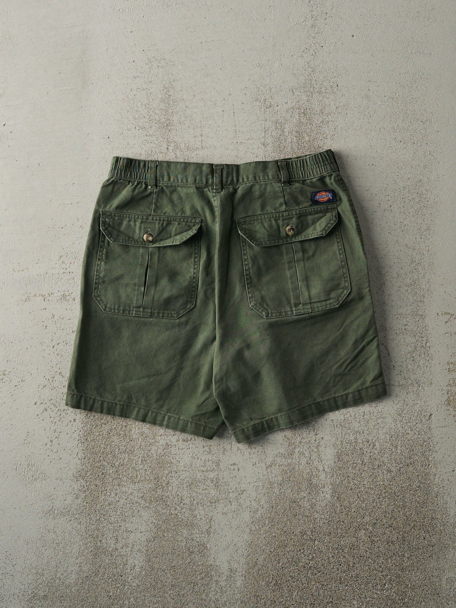 Vintage 90s Army Green Dickies Cargo Shorts (31x6)