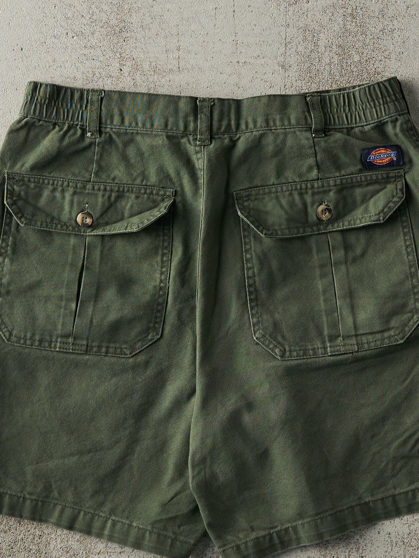 Vintage 90s Army Green Dickies Cargo Shorts (31x6)