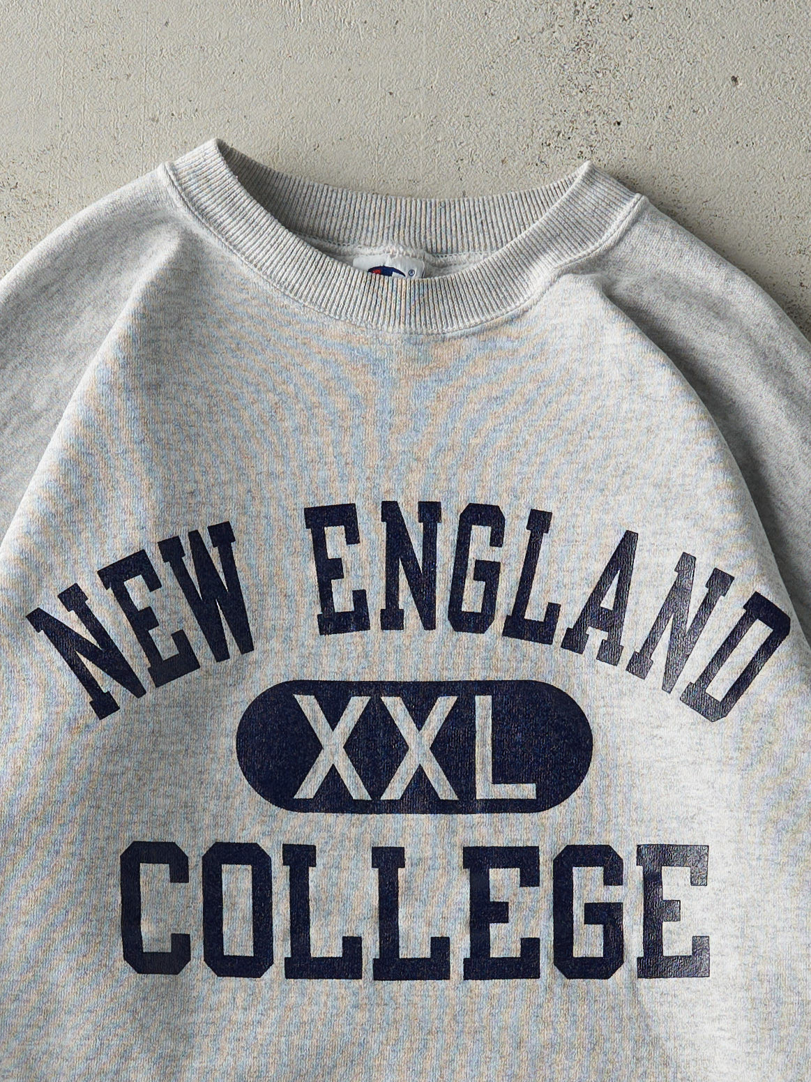 Vintage 90s Heather Grey New England College Crewneck (M/L)