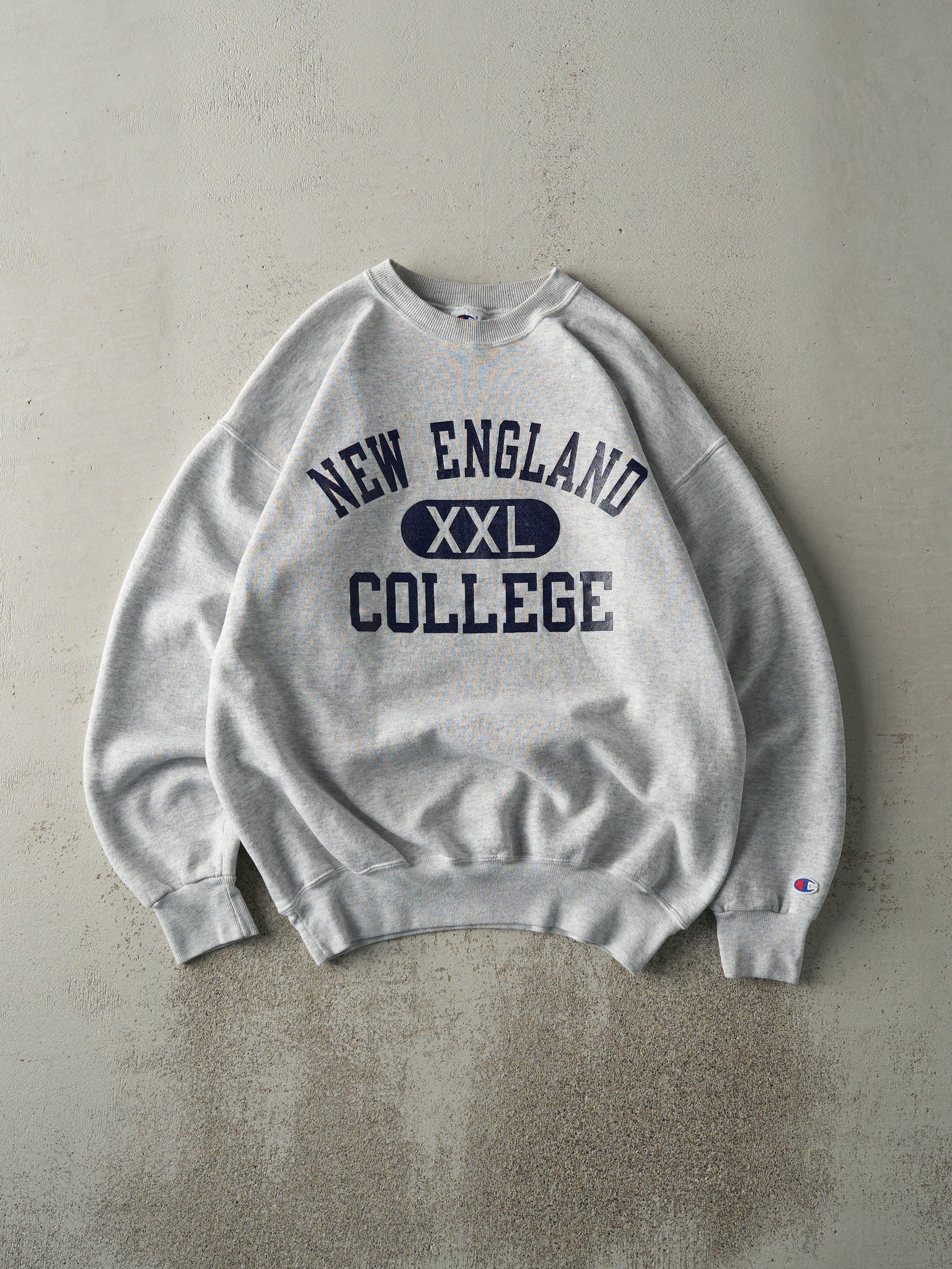 Vintage 90s Heather Grey New England College Crewneck (M/L)