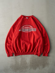 Vintage 02' Red Ohio State Buckeyes National Champions Crewneck (XL)