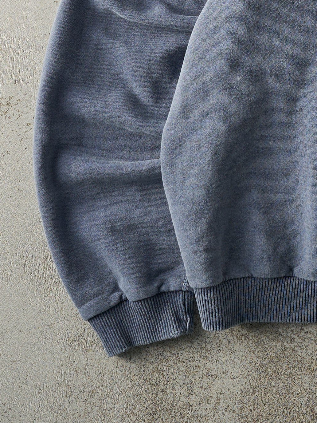 Vintage 90s Washed Blue Blank Crewneck (XL)