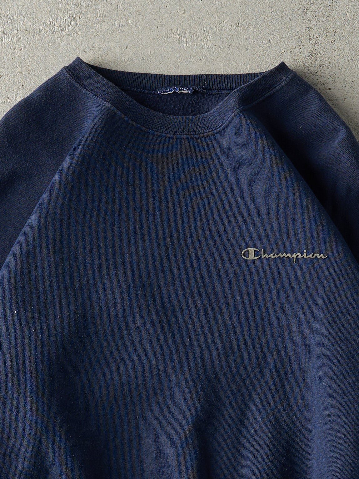 Vintage 90s Navy Blue Champion Crewneck (M)