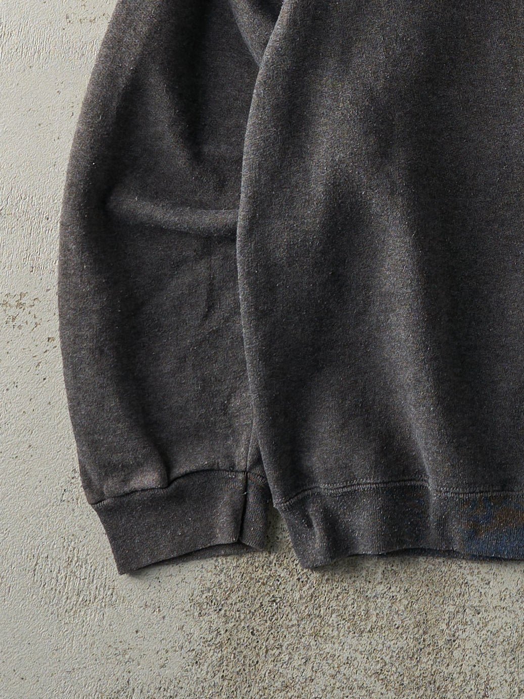 Vintage 90s Charcoal Grey Blank Crewneck (M)