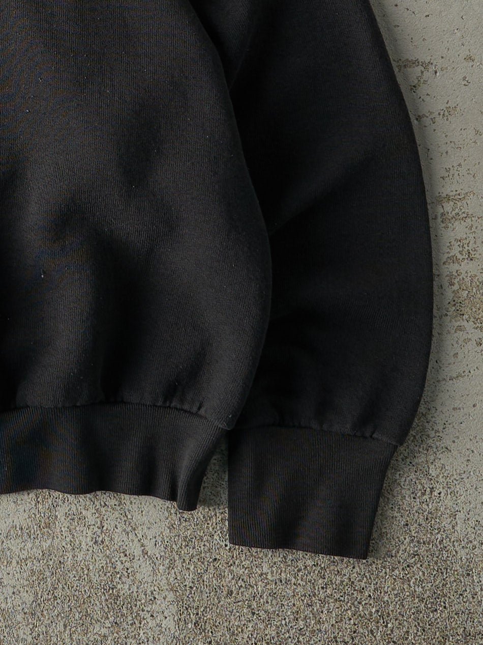 Vintage 90s Blank Black Crewneck (S)