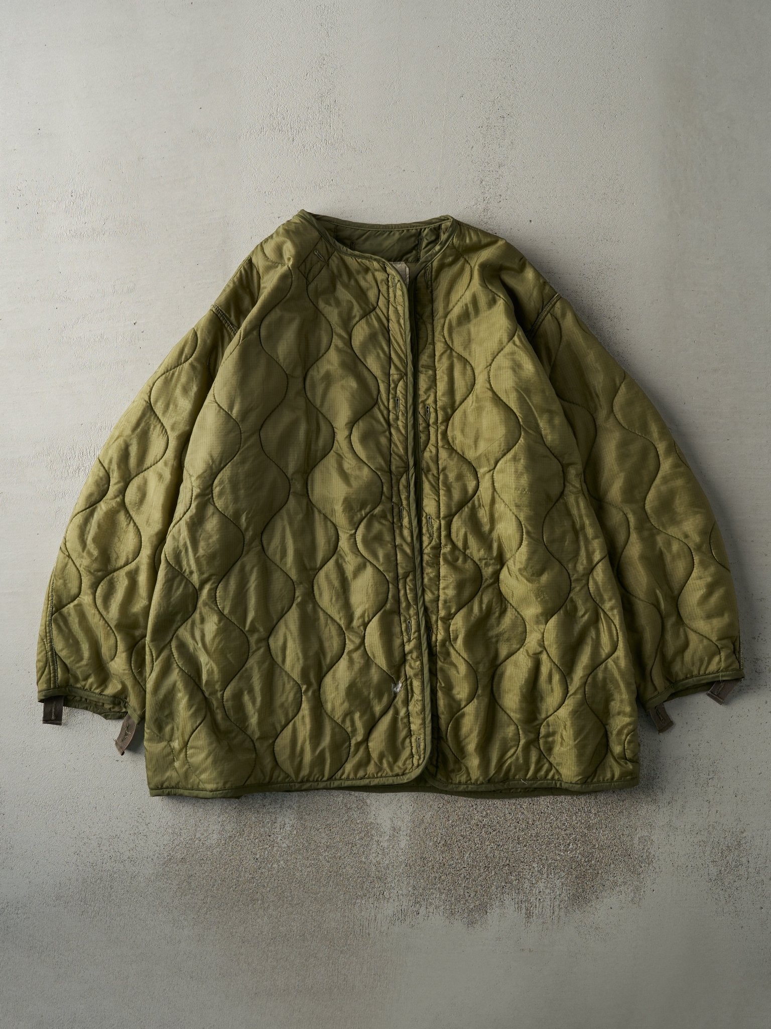Vintage 90s Army Green Parka Liner Jacket (XXL/XXXL)