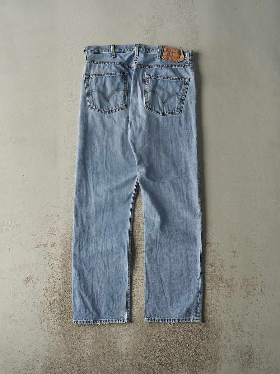 Vintage 90s Light Wash Levi's 501 Jeans (36x33)