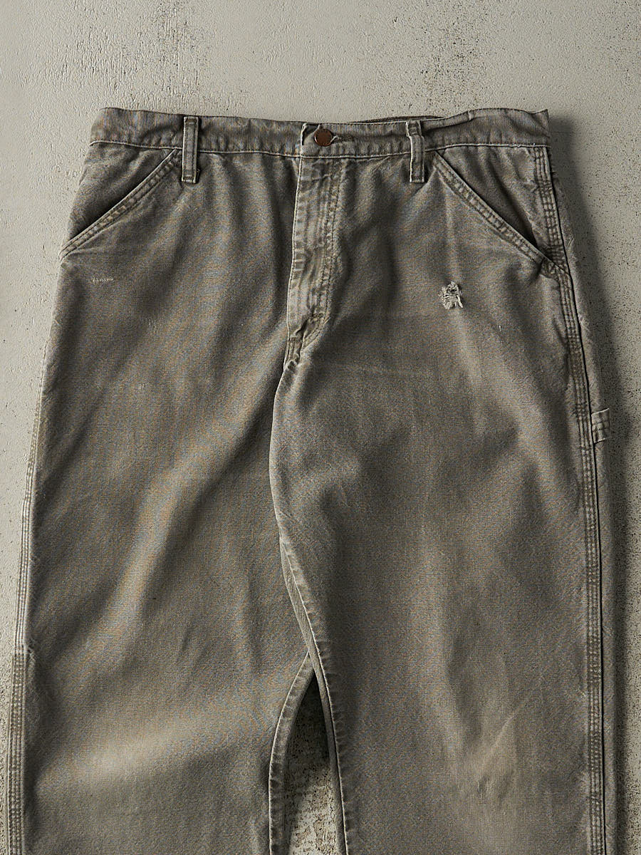 Vintage 90s Green Rustler Carpenter Pants (33x30)
