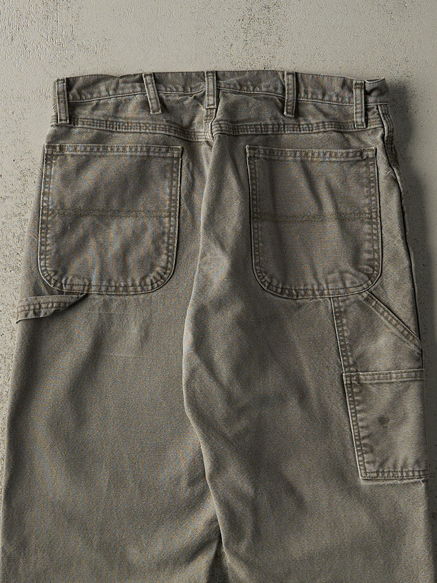 Vintage 90s Green Rustler Carpenter Pants (33x30)