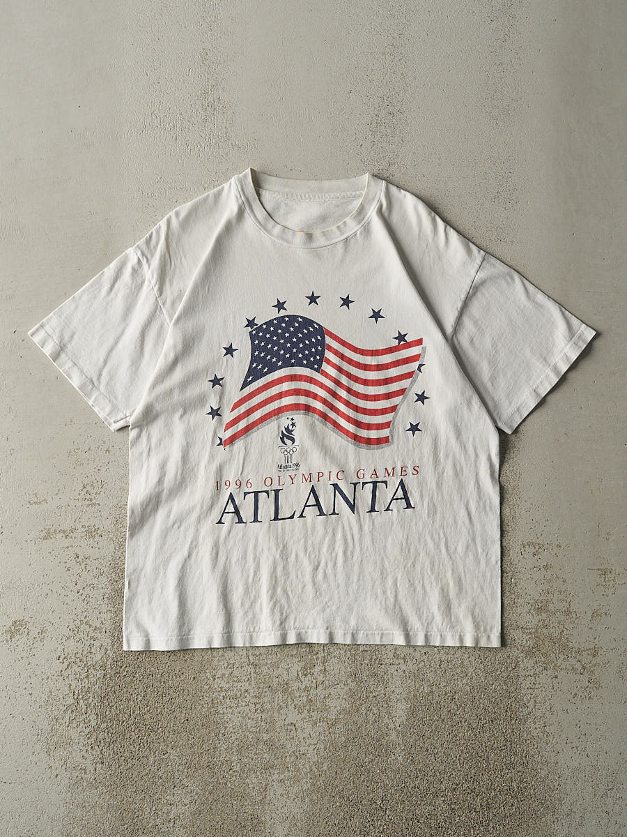 Vintage 96' White Atlanta Olympic Games Tee (L)