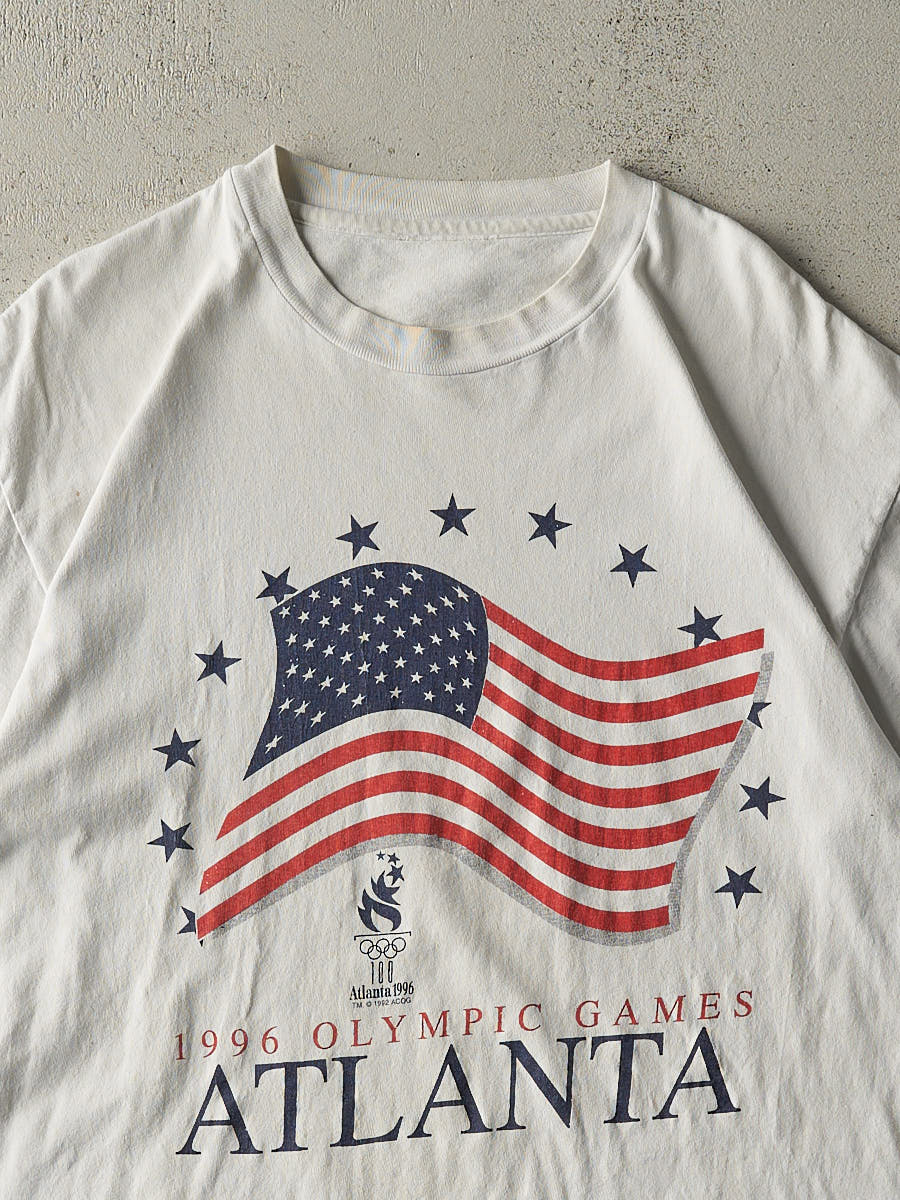 Vintage 96' White Atlanta Olympic Games Tee (L)