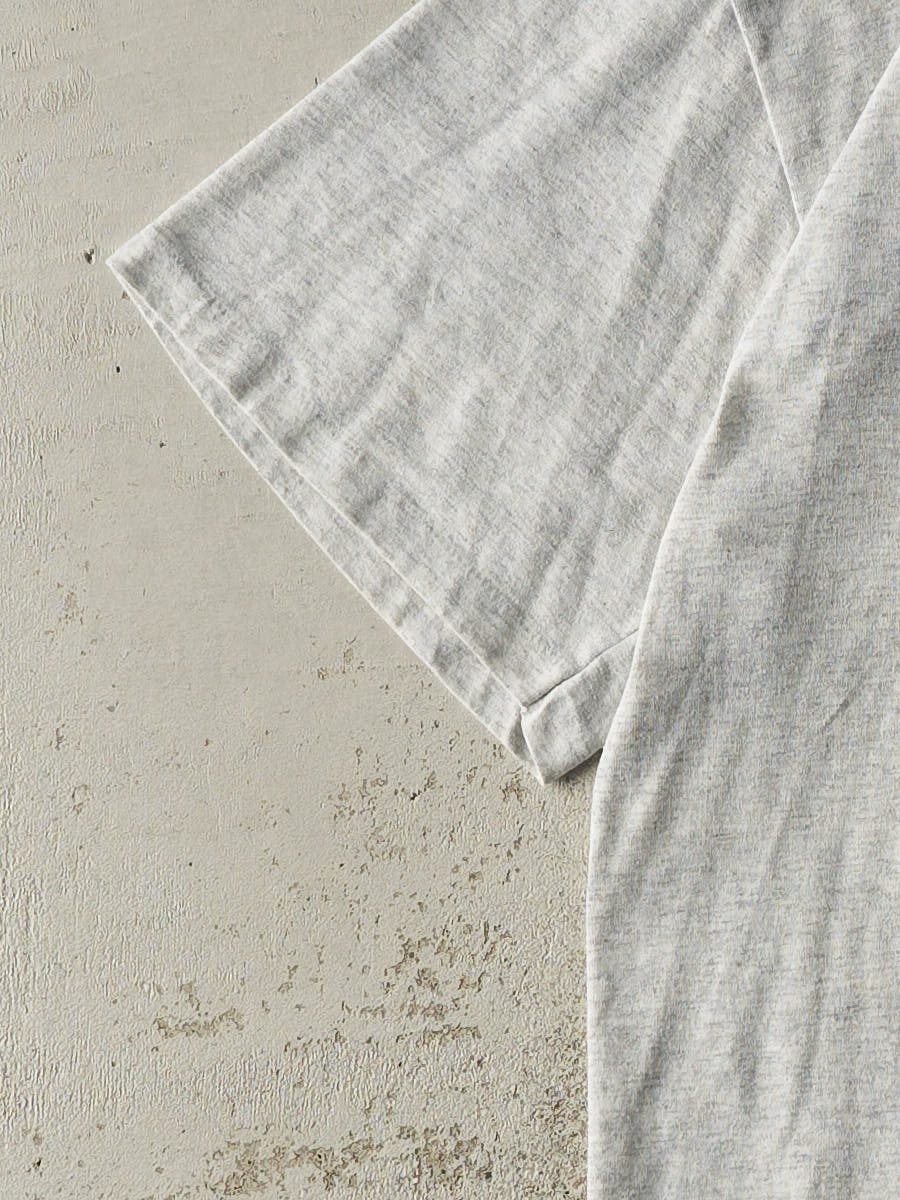 Vintage 90s Heather Grey Falmouth Lacrosse Tee (L)