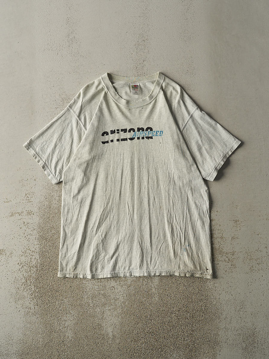 Vintage 90s Heather Grey Arizona Airspeed Tee (L/XL)