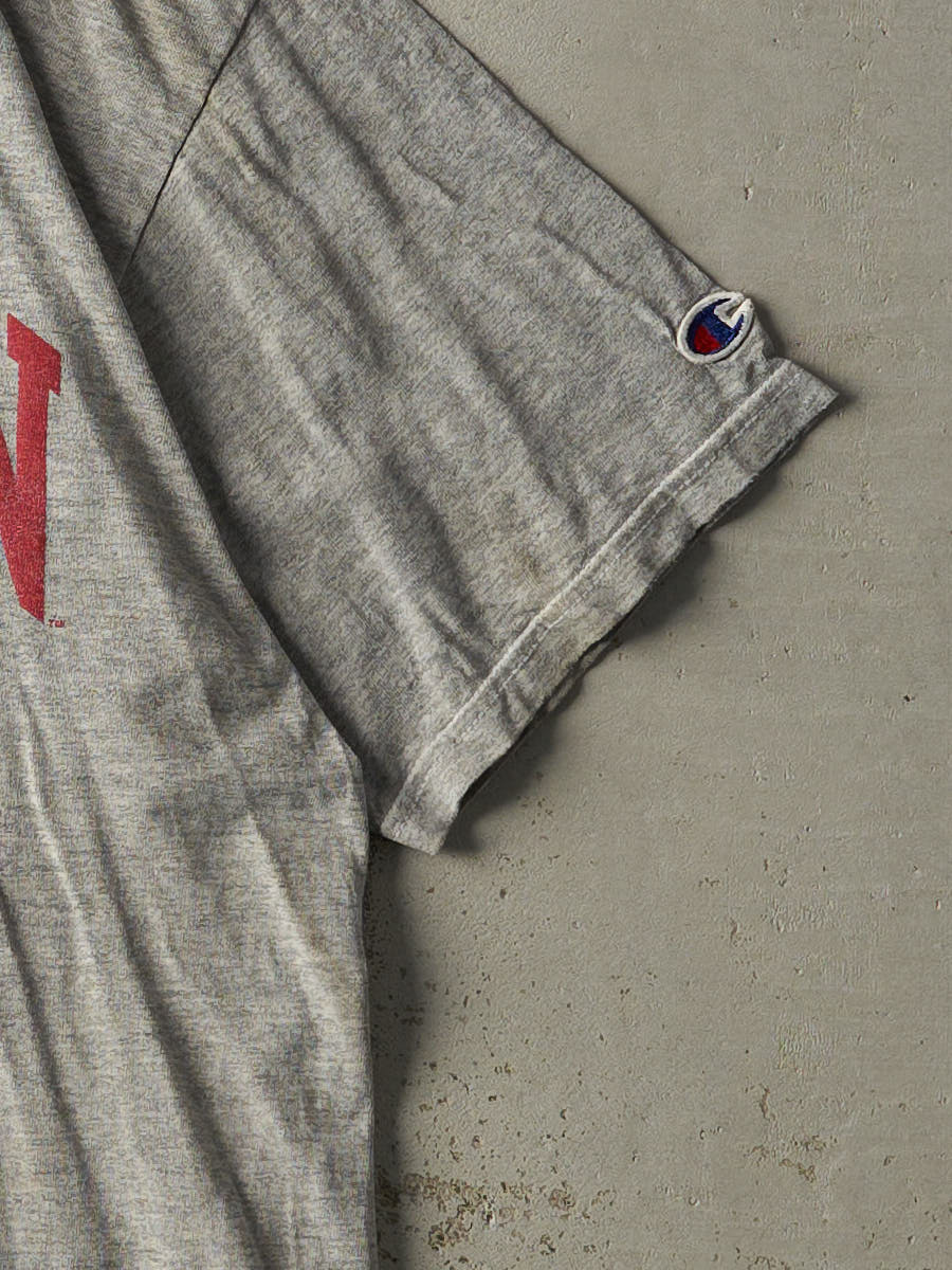 Vintage Y2K Grey University of Wisconsin Tee (M)
