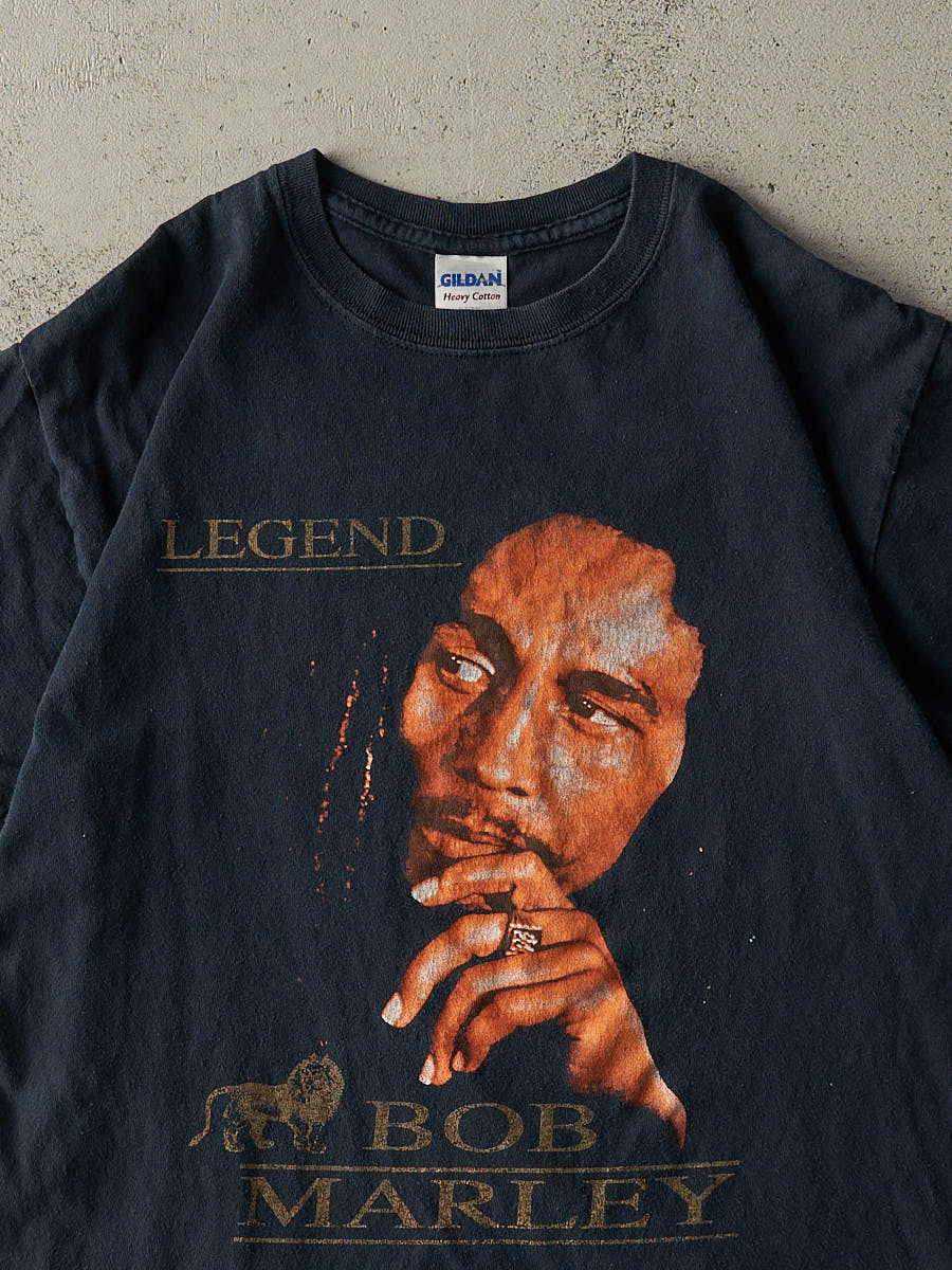 Vintage Y2K Black Bob Marley Legend Tee (S/M)