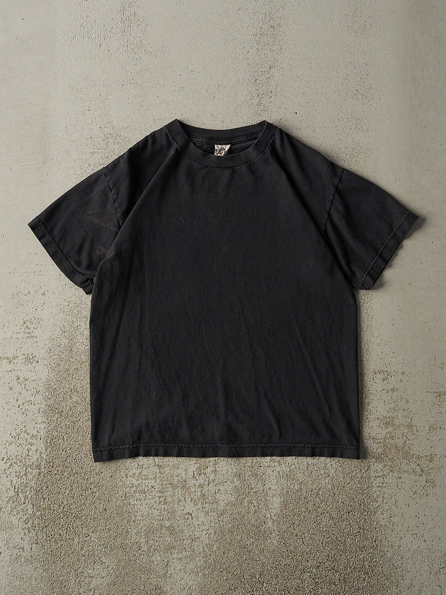 Vintage Y2K Black Blank Tee (S)