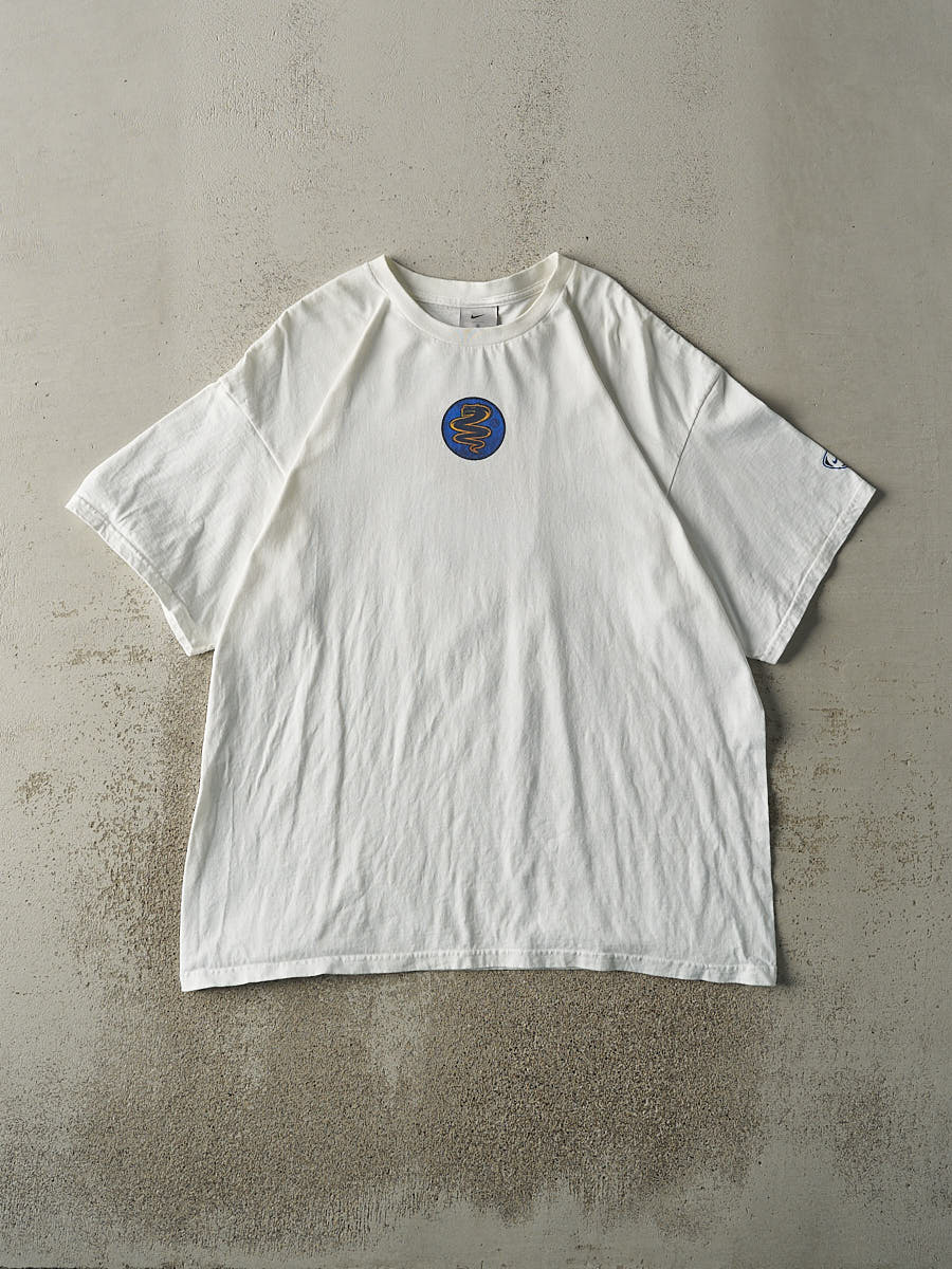 Vintage Y2K White Nike Inter Milan Soccer Tee (XL/XXL)