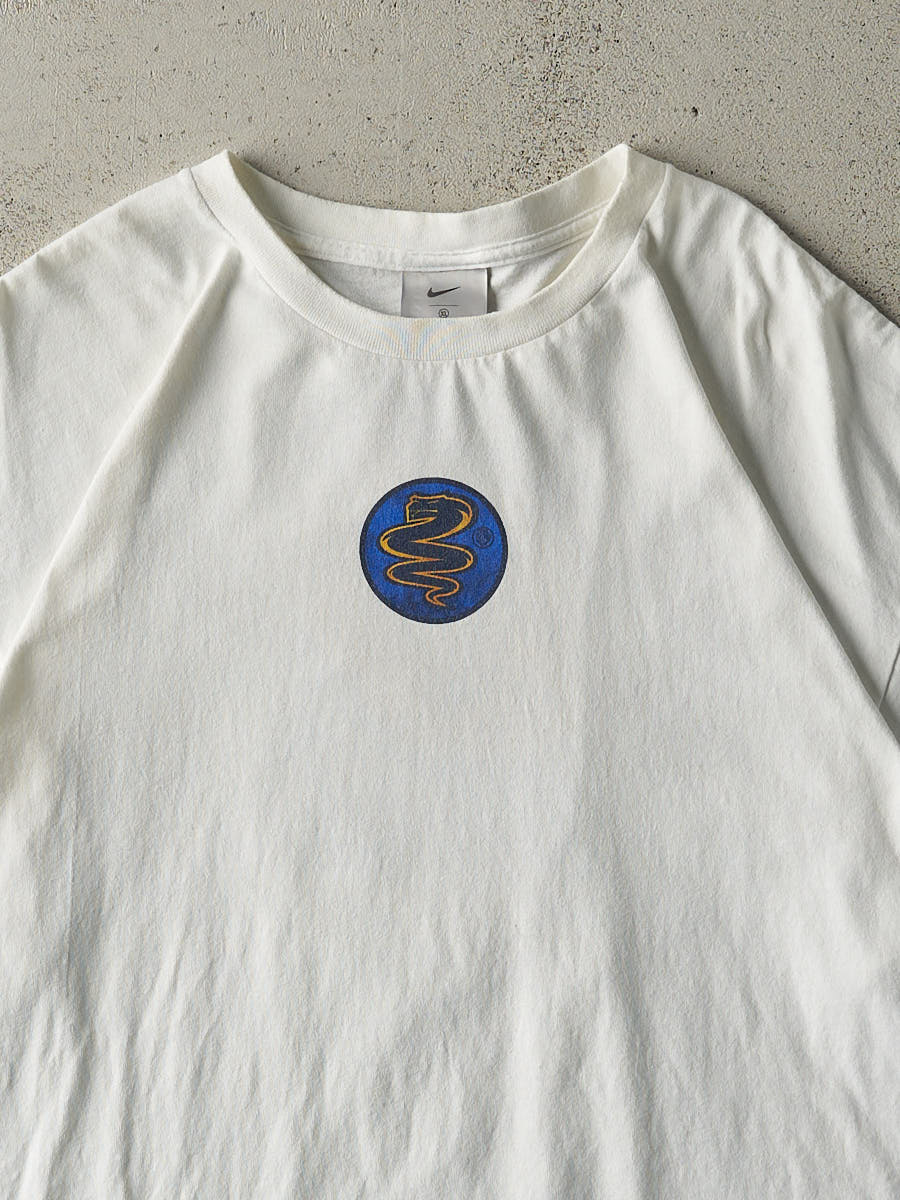 Vintage Y2K White Nike Inter Milan Soccer Tee (XL/XXL)