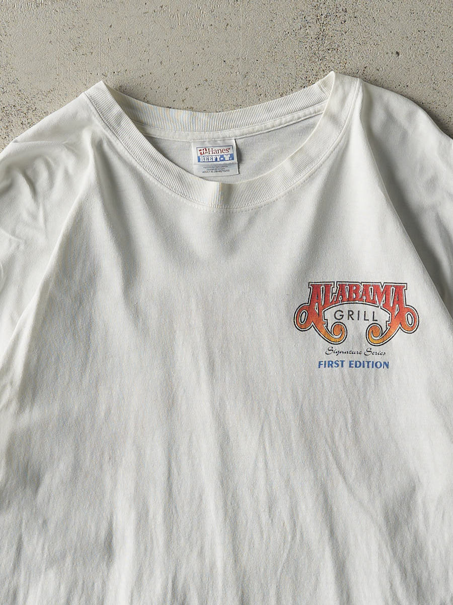 Vintage Y2K White Alabama Grill Tee (XL/XXL)